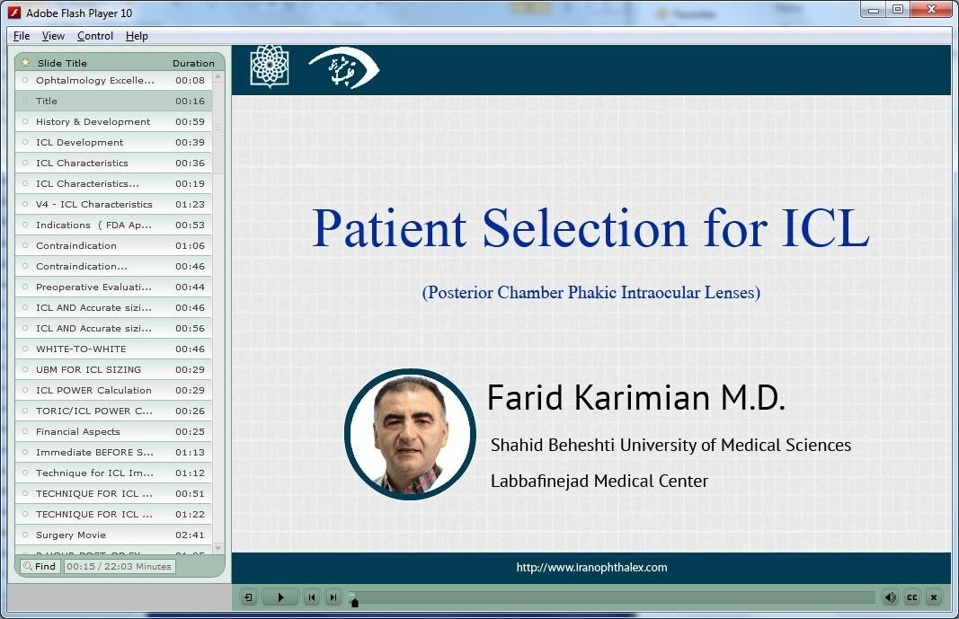 Patient Selection for ICL